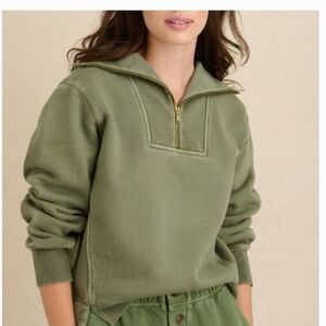 Alex Mill Crosby Half Zip Pullover Medium